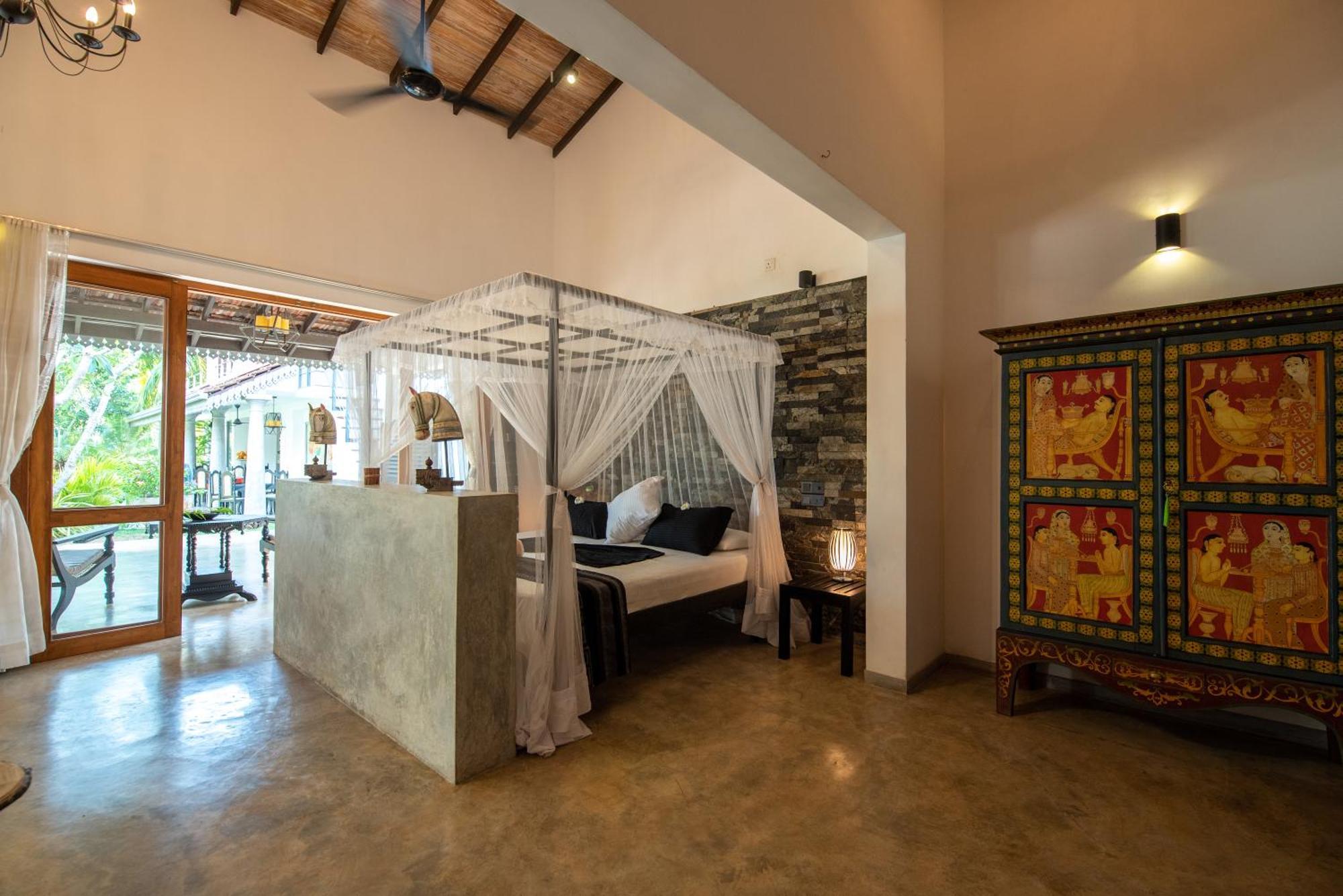 Tropical House - Jungleside Villa Hikkaduwa Oda fotoğraf