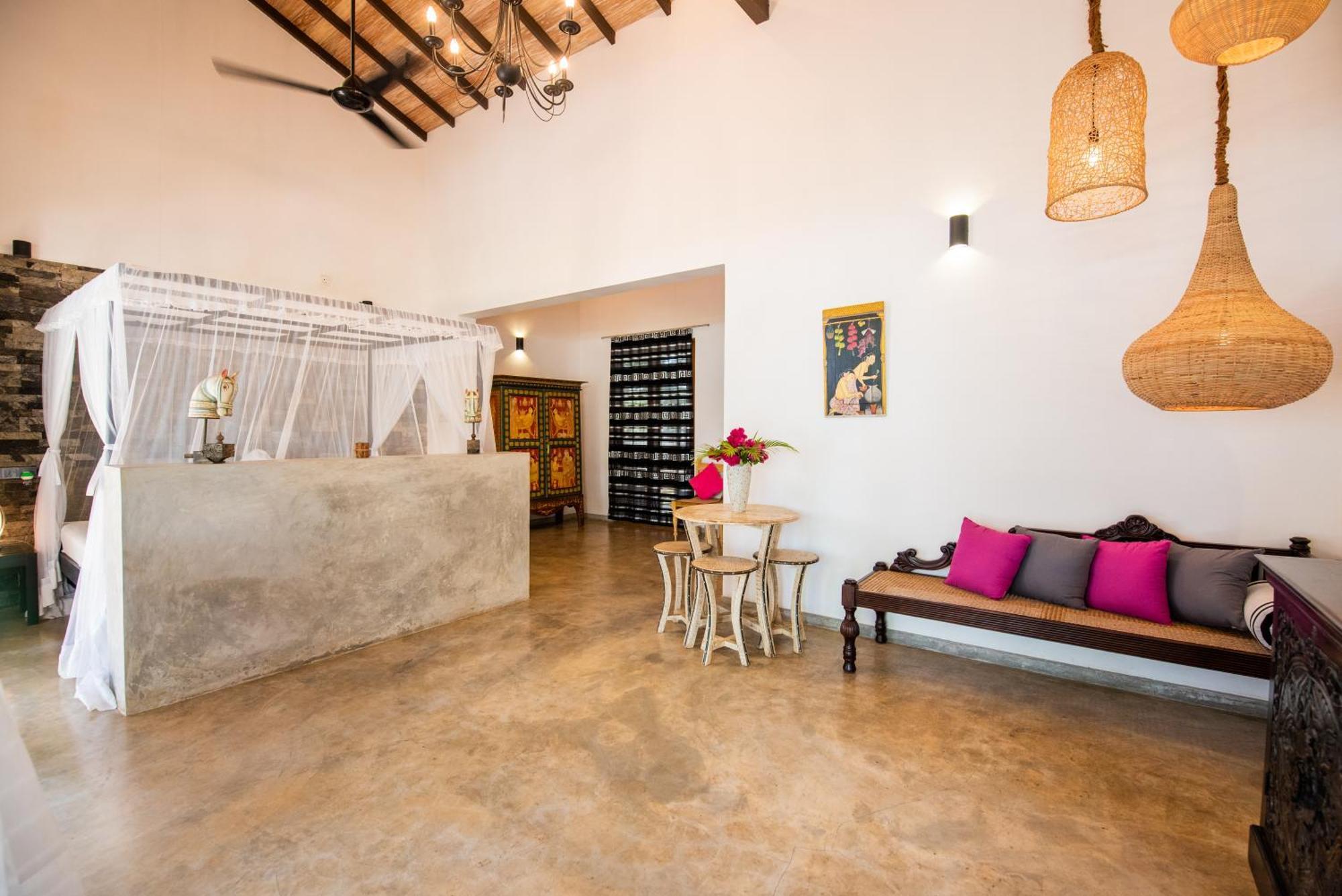 Tropical House - Jungleside Villa Hikkaduwa Oda fotoğraf